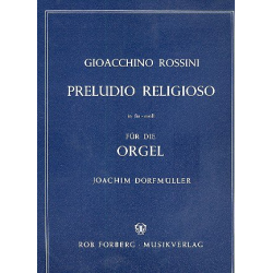 Preludio religioso fis-Moll : für Orgel -Gioacchino Rossini