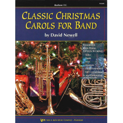 Classic Christmas Carols for Band - Baritone TC -David Newell