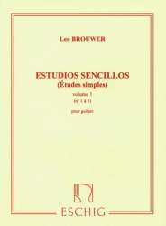 Etudes simples vol.1 (nos.1-5) : -Leo Brouwer
