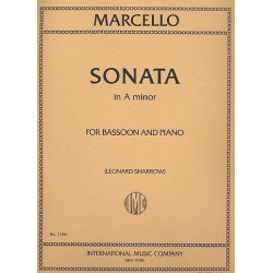 Sonata a minor : for bassoon and -Alessandro Marcello