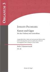 Kanon und Gigue -Johann Pachelbel / Arr.Max Seiffert