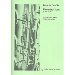 Slawischer Tanz op.46,8 : für 4 Saxophone -Antonin Dvorak