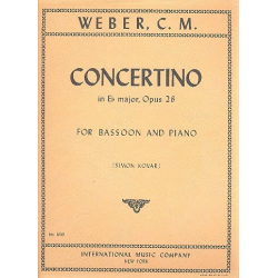 Concertino E flat major op.26 for -Carl Maria von Weber