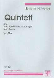 Quintett op.106 : für Oboe, -Bertold Hummel