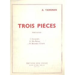 Berceuse d'Orient : 3 pièces -Alexandre Tansman