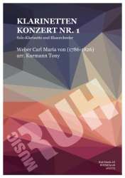 Klarinettenkonzert Nr. 1 in f-Moll, op. 73 -Carl Maria von Weber / Arr.Tony Kurmann