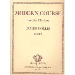 Modern Course vol.5 : for clarinet -James Collis