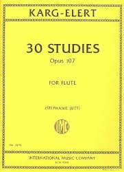 30 Studies op.107 : -Sigfrid Karg-Elert