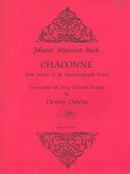 Chaconne BWV 1004 -Johann Sebastian Bach / Arr.Dewey Owens