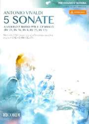 5 Sonate (+Download) : - Antonio Vivaldi