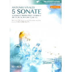 5 Sonate (+Download) : -Antonio Vivaldi