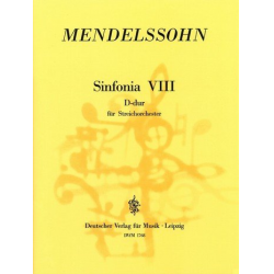 Sinfonia D-Dur Nr.8 : für - Felix Mendelssohn-Bartholdy