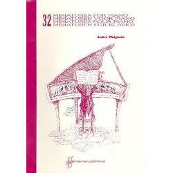 32 Miniaturen : für Klavier -André Waignein