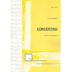 Concertino : für Klarinette und Akkordeon -Alois Wimmer