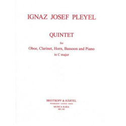 Quintett C-Dur : für Oboe, Klarinette, -Ignaz Joseph Pleyel