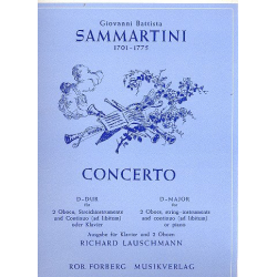 Konzert D-Dur : für 2 Oboen - Giovanni Battista Sammartini