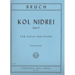 Kol nidrei op.47 for cello and piano -Max Bruch / Arr.Leonard Rose