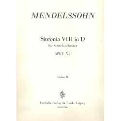 Sinfonia D-Dur Nr.8 : - Felix Mendelssohn-Bartholdy