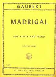 Madrigal : for flute and piano -Philippe Gaubert