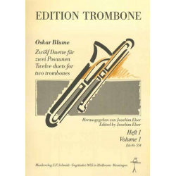 12 Duette Band 1 (Nr.1-6) -Oskar Blume
