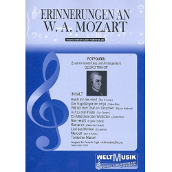 Erinnerungen an W.A. Mozart : -Wolfgang Amadeus Mozart