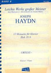 12 Menuette Hob.IX:8 : für Klavier -Franz Joseph Haydn