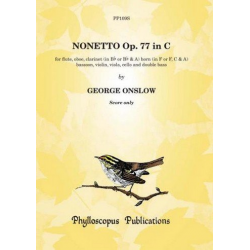 Nonetto in C Major op.77 (Score) -George Onslow