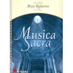 Missa Katharina für Blasorchester (Solo und gem Chor ad lib) Partitur - Jacob de Haan