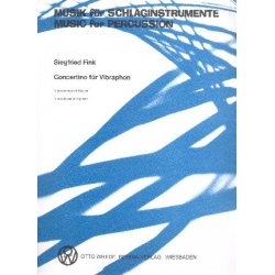 Concertino : für Vibraphon und -Siegfried Fink