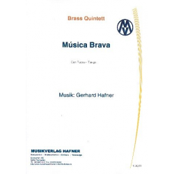 Música brava : für 2 Trompeten, -Gerhard Hafner