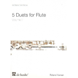 5 Duets vol.2 : for 2 flutes - Roland Kernen