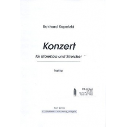 Konzert : für Marimba und Streicher -Eckhard Kopetzki