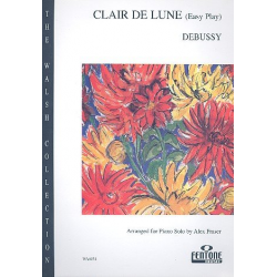 Clair de lune : for easy piano -Claude Achille Debussy