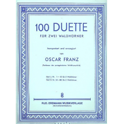 100 Duette Band 1 (Nr.1-53) -Oscar Franz