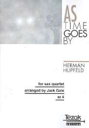 As Time goes by : for 4 saxophones -Herman Hupfeld