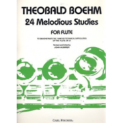 24 melodious Studies op.37 : -Theobald Boehm