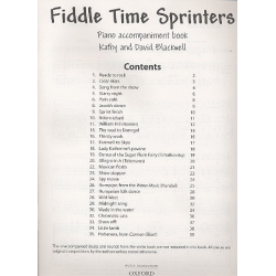 Fiddle time Sprinters -David Blackwell