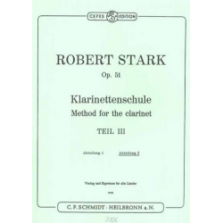 Klarinettenschule op.51 Teil 3 Band 2 -Robert Stark