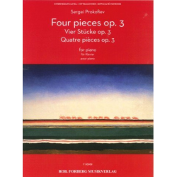 4 Stücke op.3 : -Sergei Prokofieff