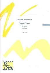 Februar Sonate : für Violine und Klavier - Osvaldas Balakauskas