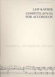 Konfetti : for accordeon (1974-92) -Leif Kayser