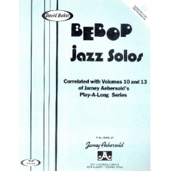 Bebop Jazz Solos vol.1 : for concert -David Baker