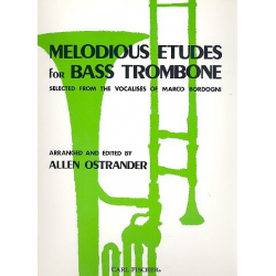 Melodious Etudes for Bass Trombone -Marco Bordogni / Arr.Allen Ostrander