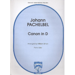 Canon in D : for piano solo -Johann Pachelbel