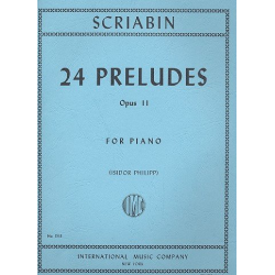 24 Preludes op.11 : for piano -Alexander Skrjabin / Scriabin