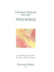 2 Songs for voice, clarinet and piano -Johannes Brahms / Arr.Chris Allen