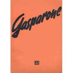 Gasparone : Klavierauszug (dt) -Carl Millöcker