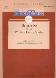 Bourrée op.24 (+CD) : for cello and piano -William Henry Squire