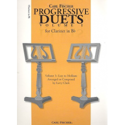 Progressive Duets vol.1 : for clarinet -Larry Clark