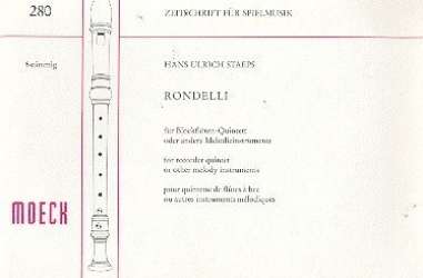 Rondelli : für 5 Blockflöten -Hans Ulrich Staeps